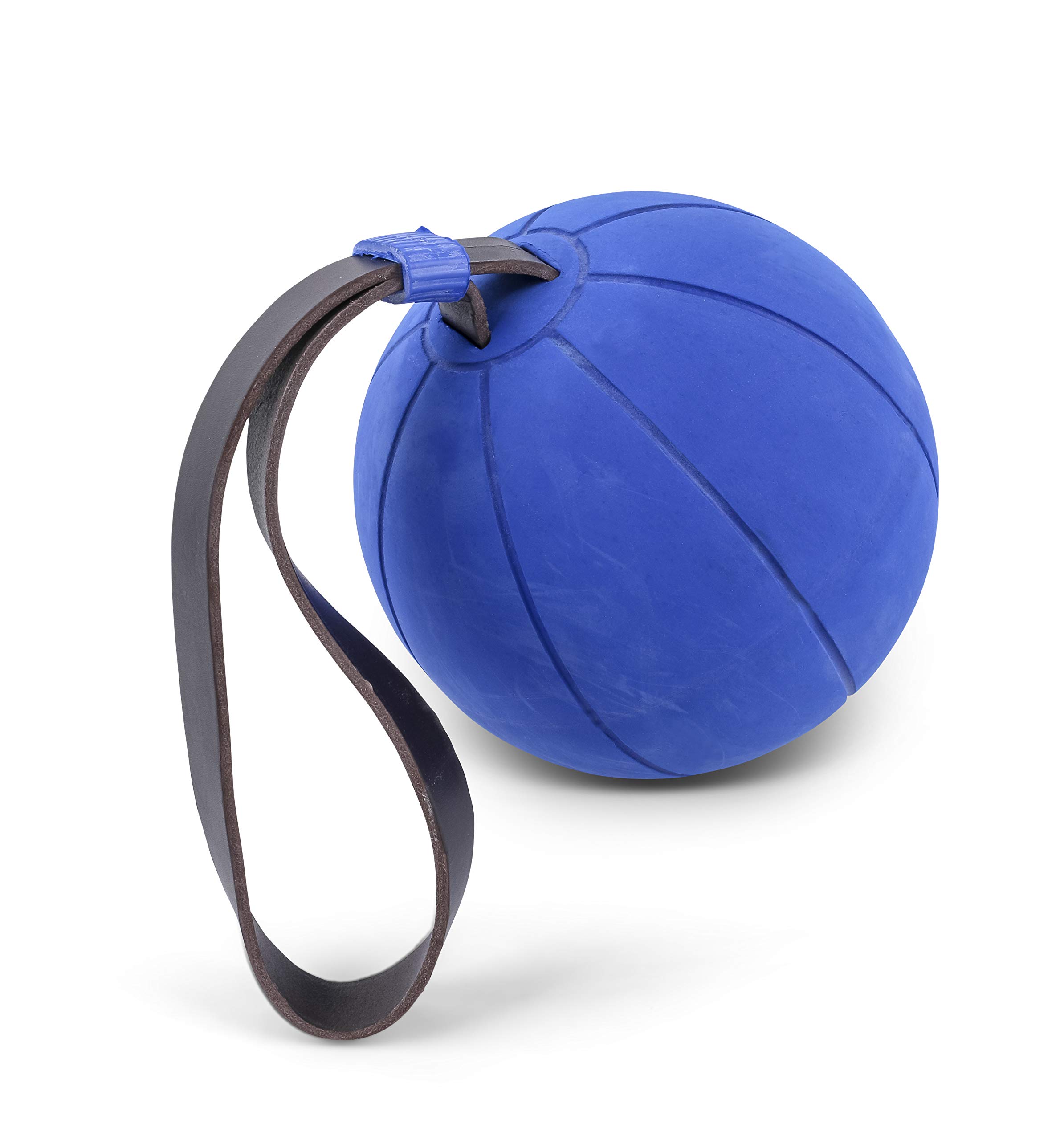 WV HAEST Original Schleuderball 800 g, Trainingsball aus Gummi mit Lederschlaufe, Schleuderball für Schule, Verein & Leichtathletik