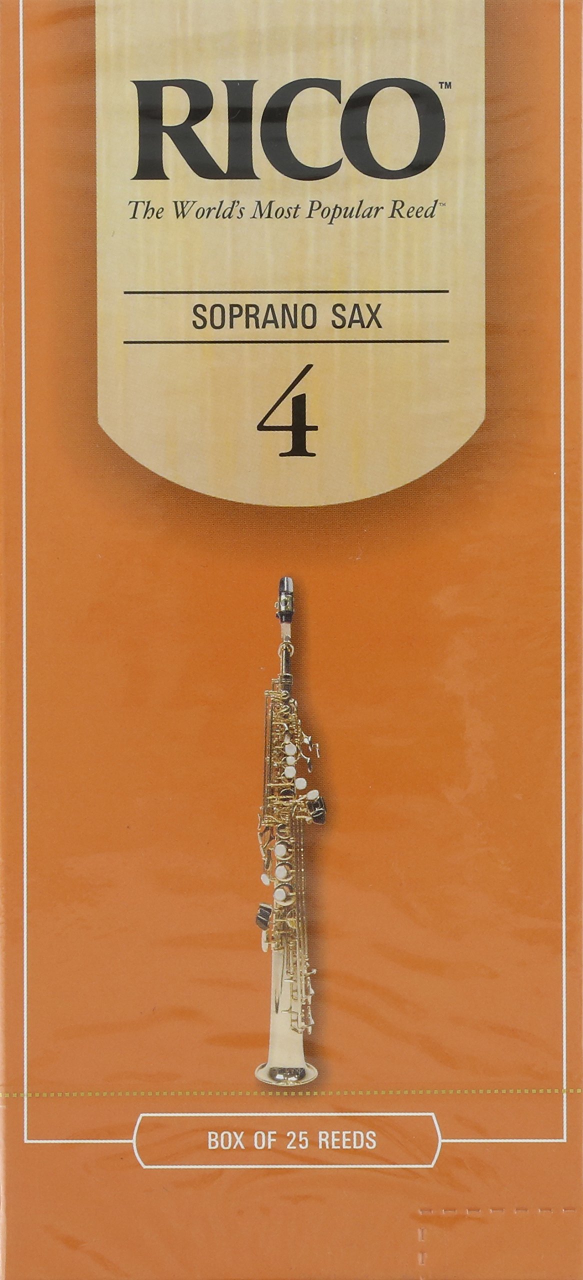 Anches Rico pour saxophone soprano force 4.0 à forte résistance - 2
