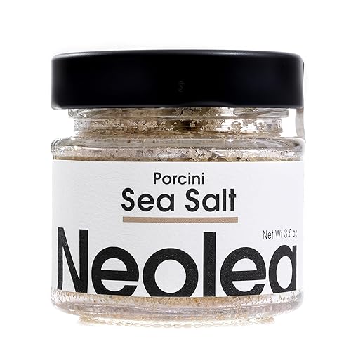 Neolea Copos de sal marina Porcini de Grecia Hecho de flor de sal Combina bien con risotto y salsas saladas 3.5 oz (100 g)