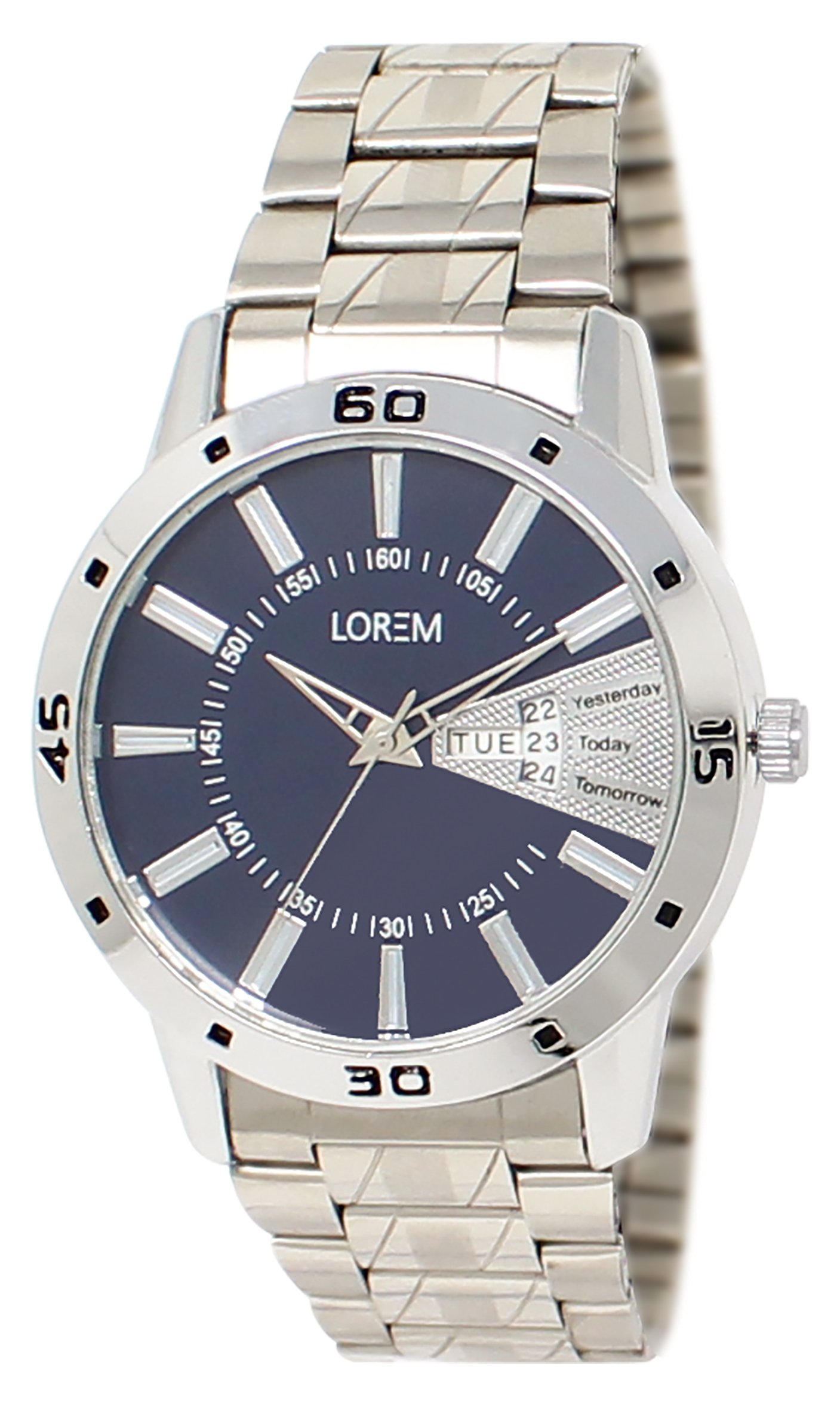LOREM Blue Day Date Analog Watch for Men LR102-UF (B0B4NDDL4Q) Amazon Price History, Amazon Price Tracker