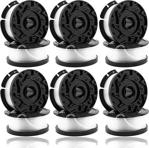 Miniatura 2 de AF100 - Carrete de repuesto para recortadora de 30 pies y 0.065 pulgadas para Black and Decker AF-100-BKP AF-100-3ZP, compatible con recortadora de