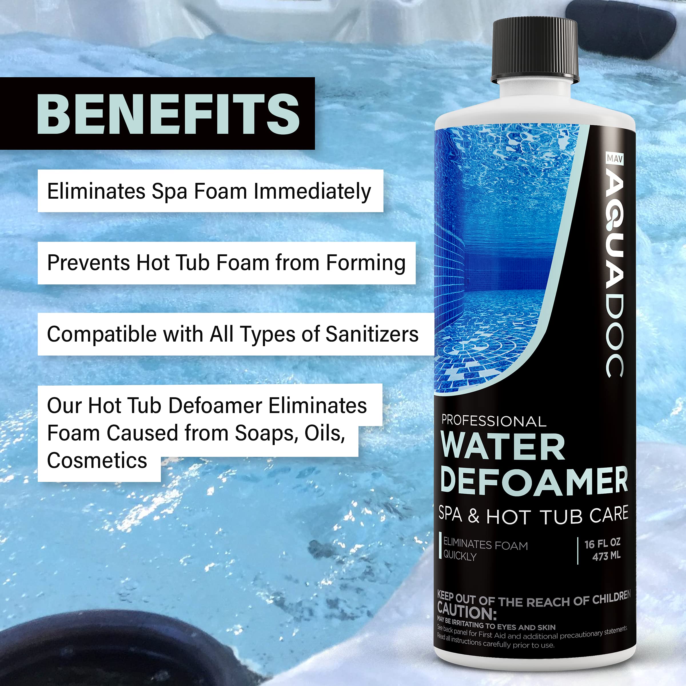 Buy Hot Tub Defoamer & Spa Defoamer Spa Anti Foam & Hot Tub Anti Foam