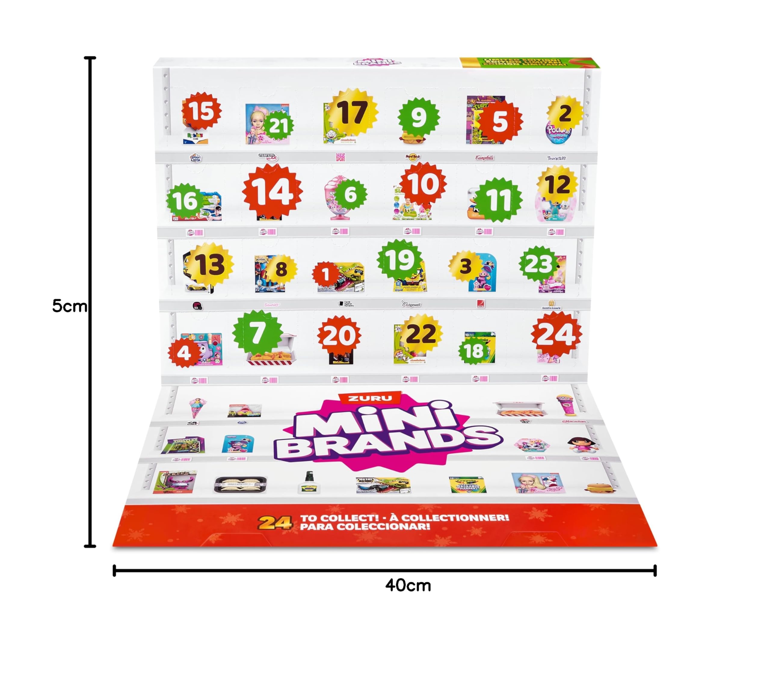 Calendario de Adviento de Mini Brands Retro Grocery, Foodie Mini Brands, and Toy Mini Brands Advent Calendar de ZURU