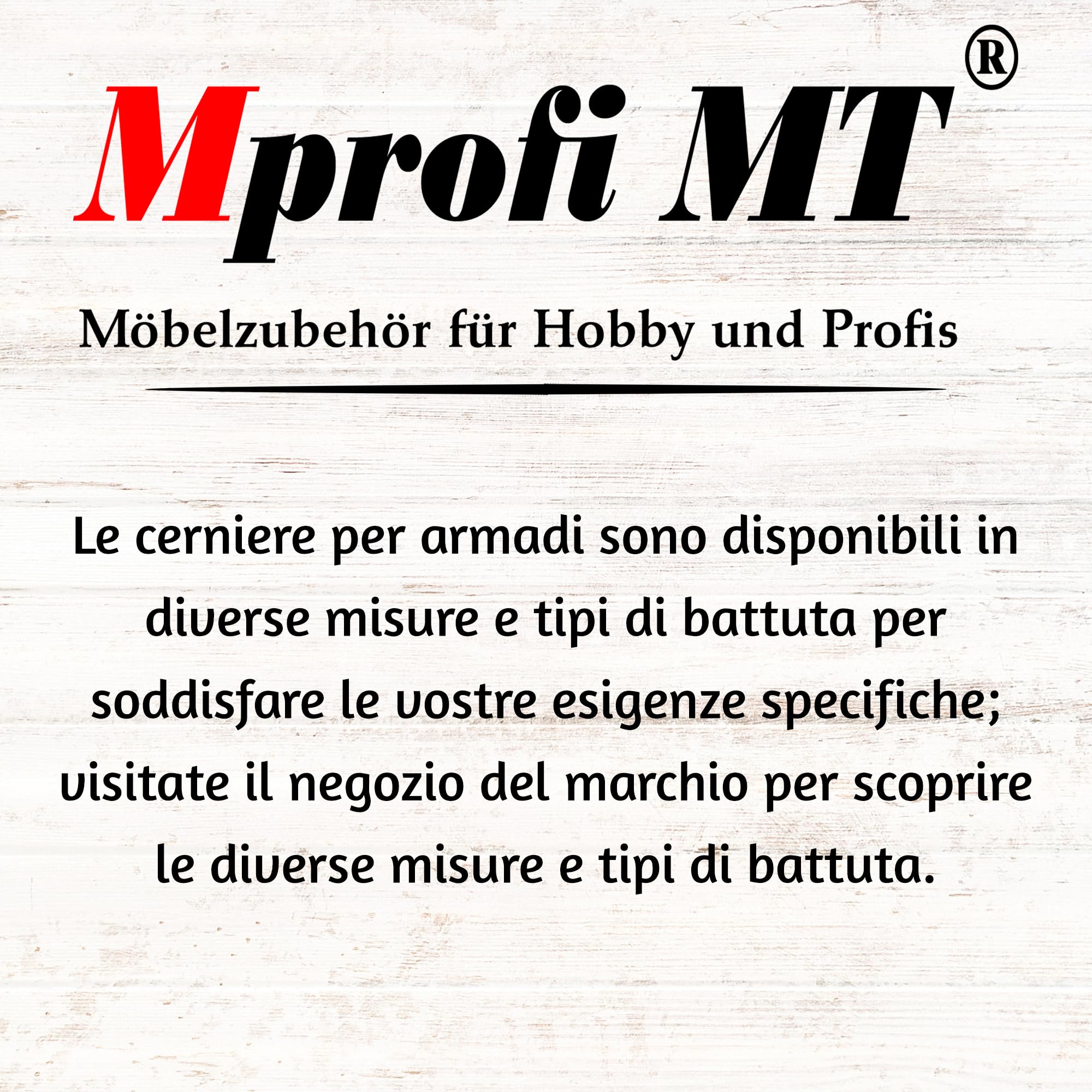 Mprofi MT® 20 Pezzi | Cerniere Ammortizzate per Ante Cucina con Piastra di Montaggio 3D | Ø35mm Battuta Esterna Clip 110° | Cerniere per Armadio | Cardini per Mobili | Cerniera a Molla