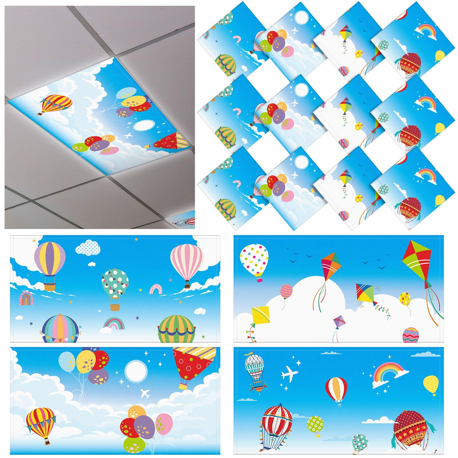 Fluorescent Light Cover for Classroom 4 x 2 ft Classroom Light Covers