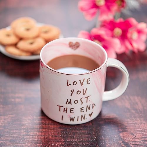 Miniatura 7 de Hendson Novia, esposa, aniversario, cumpleaños, regalo romántico – Love You Most The End I Win – Lindas ideas de regalos para pareja para novia,