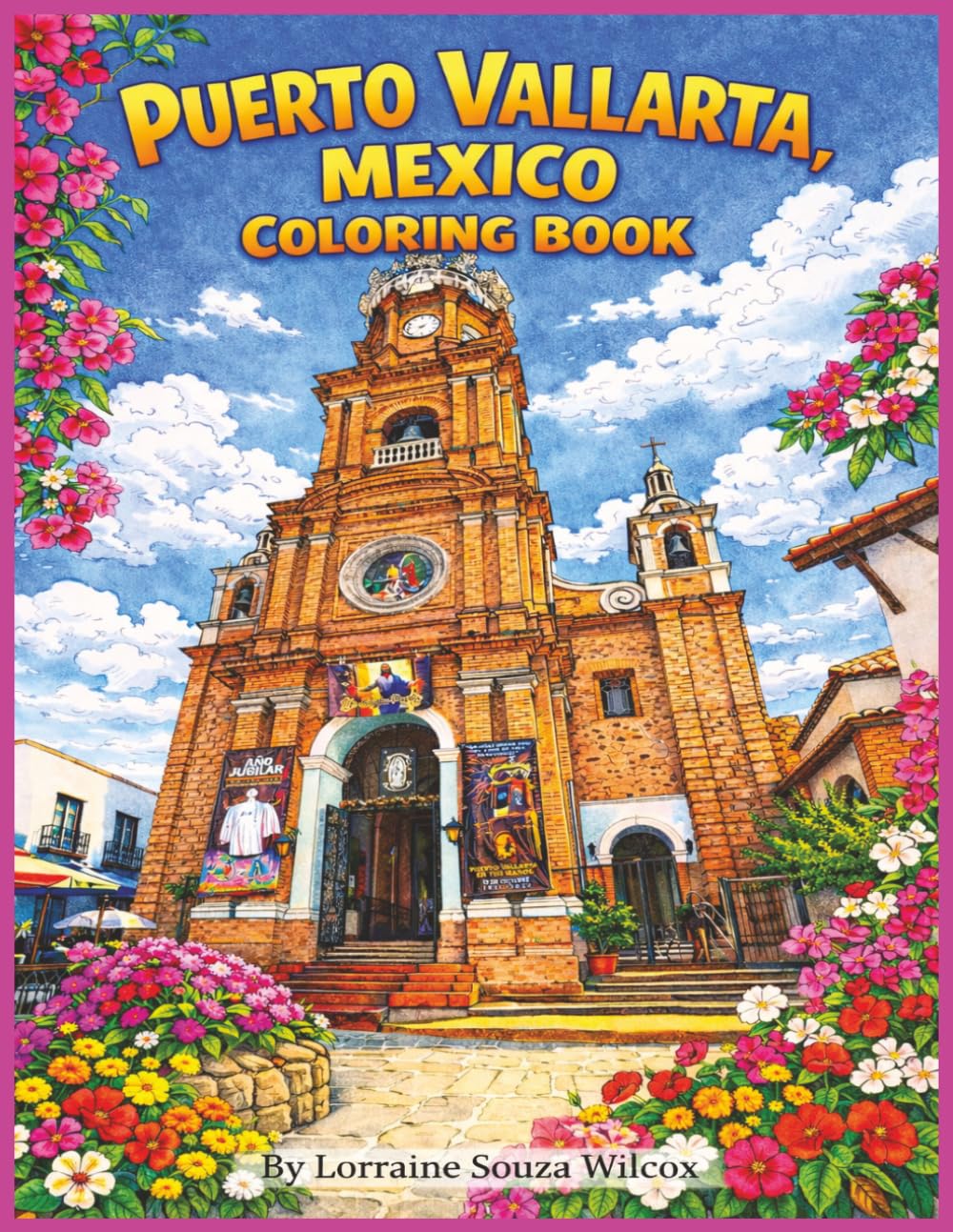 Puerto Vallarta, Mexico Coloring Book