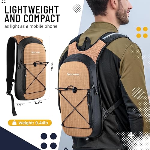 Miniatura 3 de Mochila de hidratación con vejiga de hidratación de TPU, mochila de agua ligera para senderismo, mochila de hidratación con bolsa de agua de 2