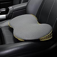 Vista 11 de kingphenix Cojín de asiento de coche de cuña: cojín de espuma viscoelástica para asiento de coche para conductor de asiento de automóvil, alivio