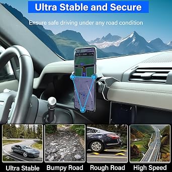 Car Mobile Phone Holder GPS Navigation Stand for LR Defender 110 90 130 2020-2025 (Style B)