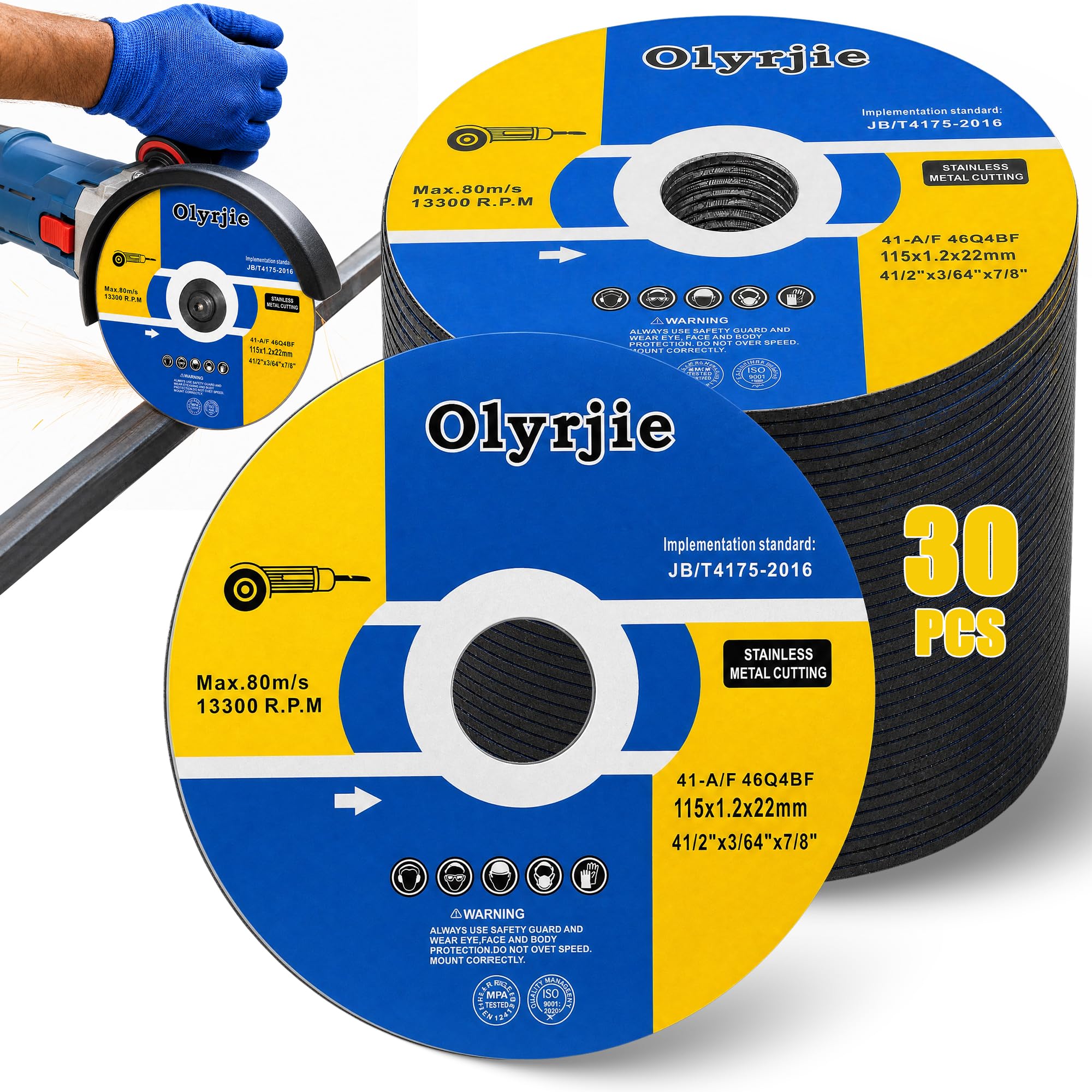 Cut-Off Wheels for Angle Grinders - 10 Pack -9 Cut-Off Wheels for Angle Grinders - 10 Pack -9