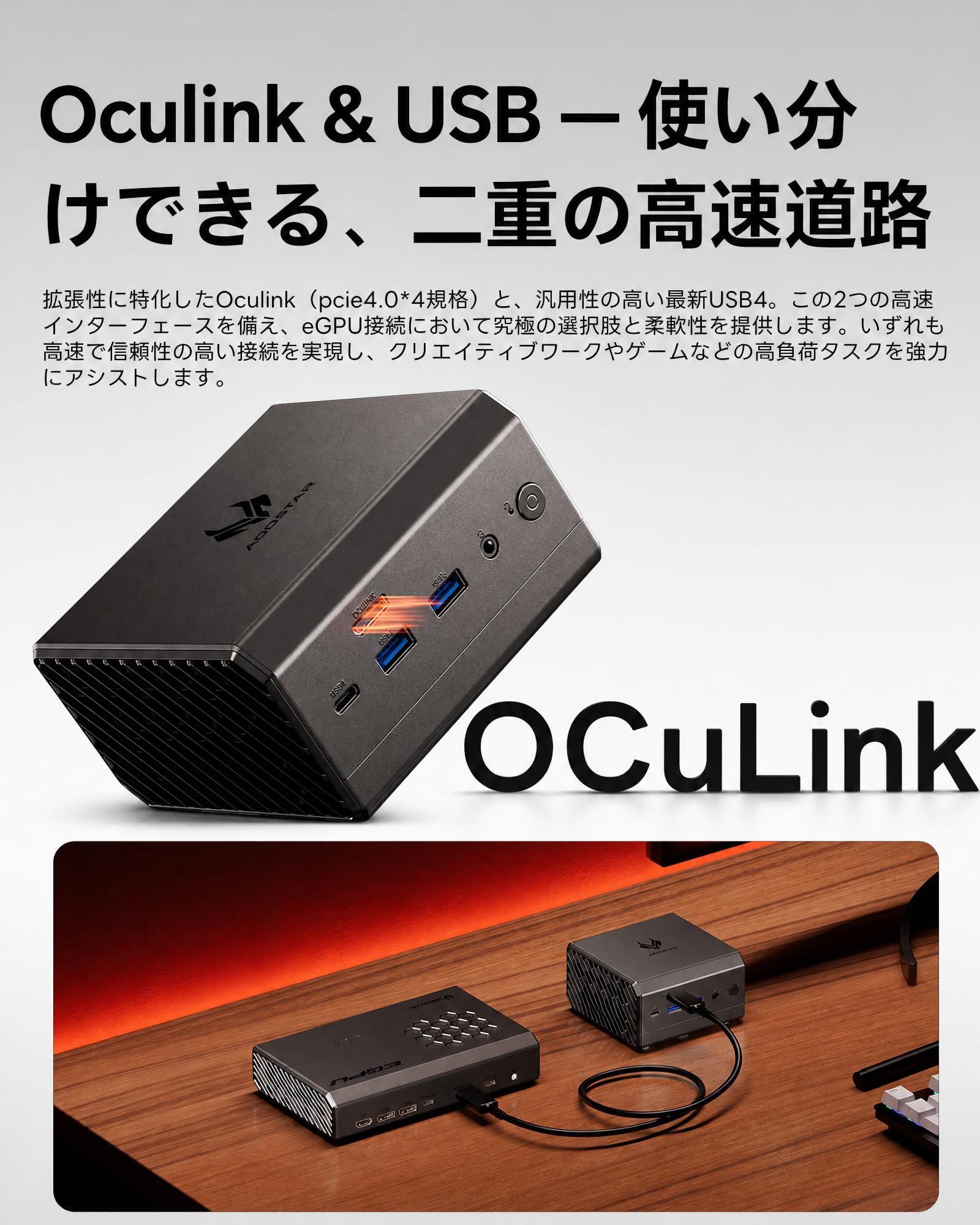 Amazon.co.jp: AOSTAR GT68 Mini PC Ryzen 7 Pro Grade 6850H 4.7GHz