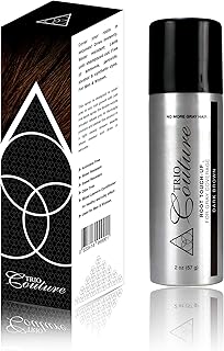 Trio Couture Hair Root Touch Up - Gray Concealer Spray, 2 oz (Dark Brown)