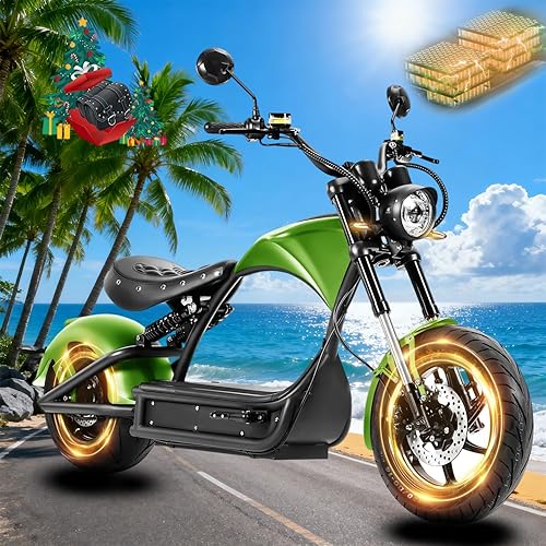 2026 Pre-Upgrade Eahora M1P Pro Plus 4000W 50MPH Electric Motorcycle for Adults 60V 42Ah 55Miles Long Range 2 Persons Electric Bike Full Suspension Street Legal Electric Motorcycle for Commuting