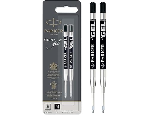 Parker Gel Pen Refills (0.7mm) - Medium Smooth Black Ink