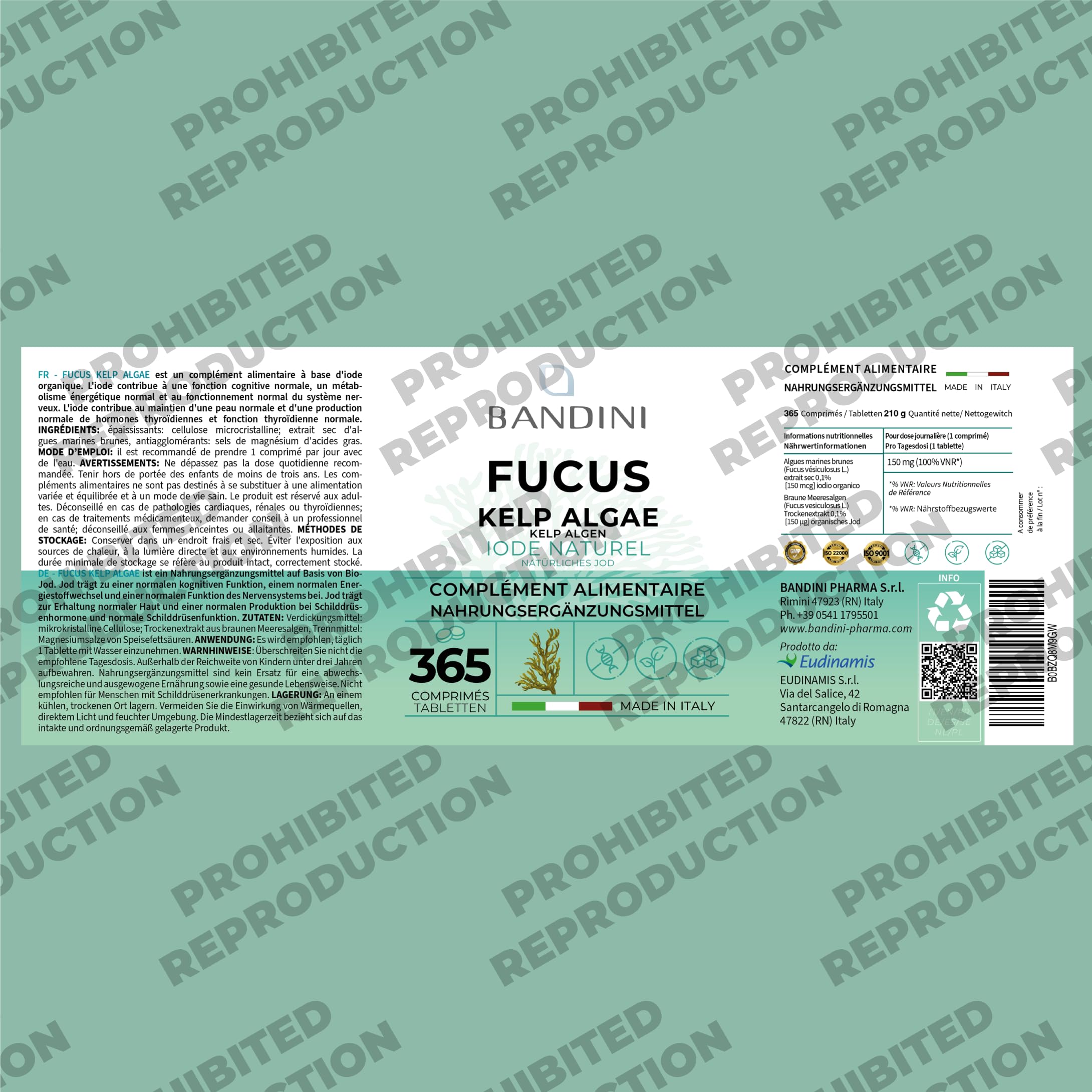 reborn glutathione suppositories Bandini® Fucus Kelp Algae