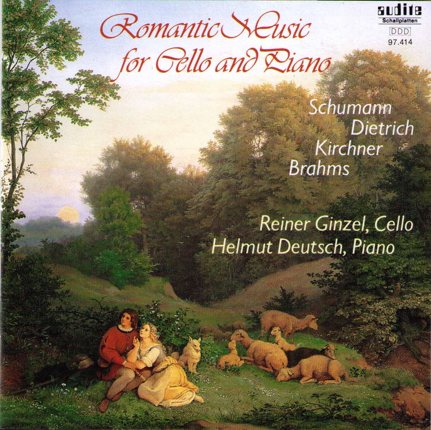 Romantic Music for Cello and Piano - Schumann/Dietrich/Kirchner/Brahms (Schumann/Dietrich)