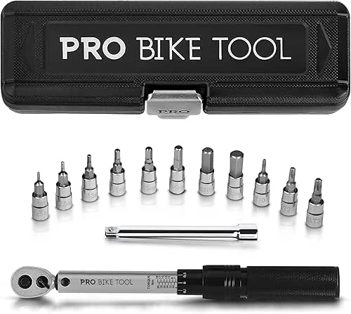 Clé dynamométrique pour vélo et moto, entraînement 1/4" avec cliquet