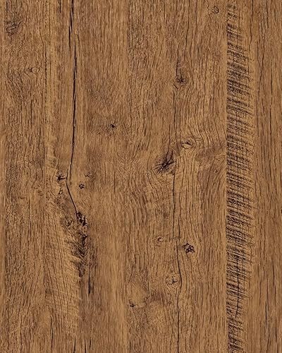 Abyssaly Papel de contacto de grano de madera para gabinetes, 17.7 x 393.7 pulgadas, papel tapiz de madera rústica para encimeras, autoadhesivo,
