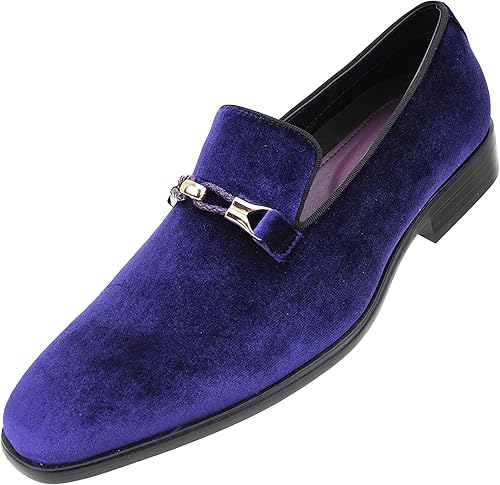 Mens purple dress loafers Clearance