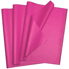 Bobobag 100 Sheets 20X14 Gift Wrapping Tissue Paper Bulk for Gift Bags,Weddings Birthday Showers Arts Craft Party Favor Decoration (Purplish red)