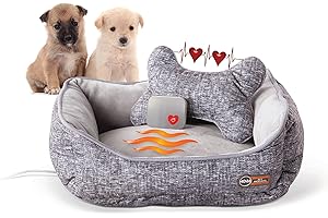 K&H Pet Products Mother's Heartbeat Heated Dog Bed: A Serene Haven for Newborn Puppies