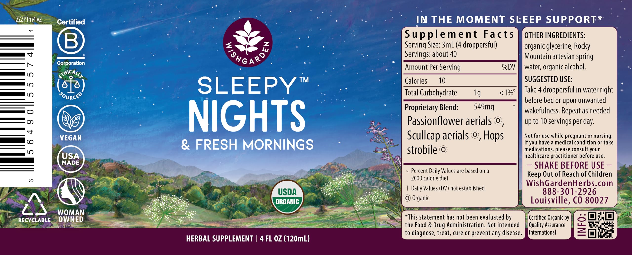 Amazon.com: WishGarden Herbs Sleepy Nights Herbal Sleep Supplement