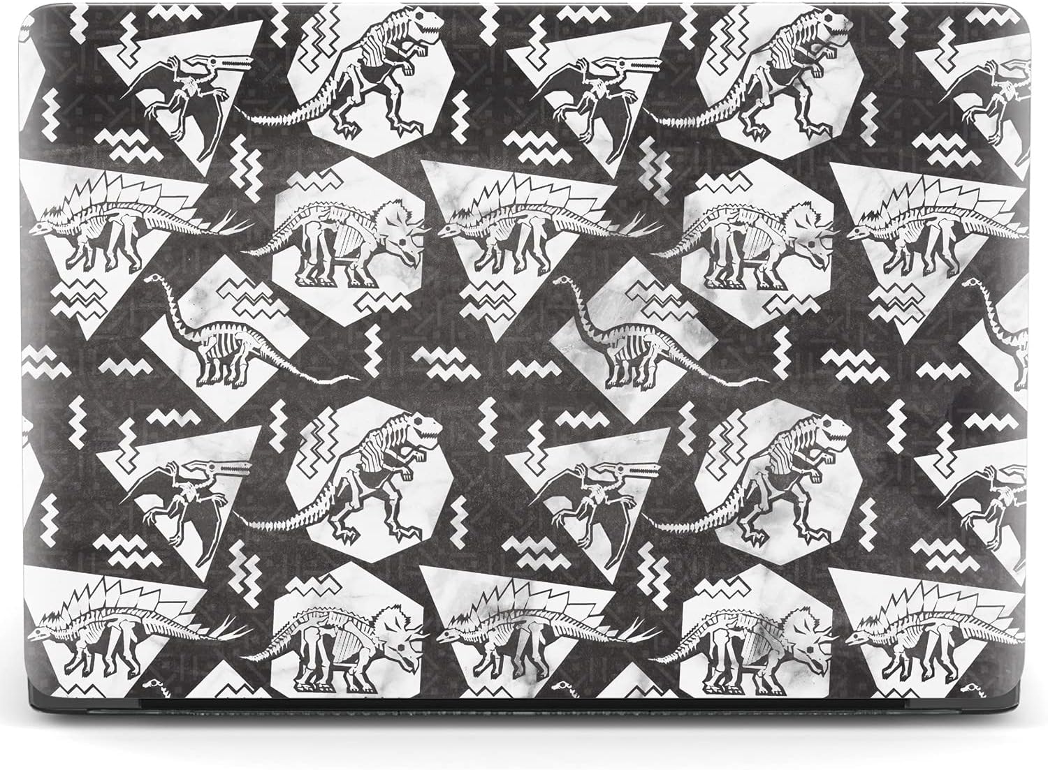 Mertak Hard Case Compatible with MacBook Pro 16 14 Air 15 13 inch M3 M2 M1 Mac 2024 2023 2022 2018 Skeleton Trex Protective Touch Bar Laptop Art 80s Retro Plastic Funky Girls Clear Print Dinosaurs