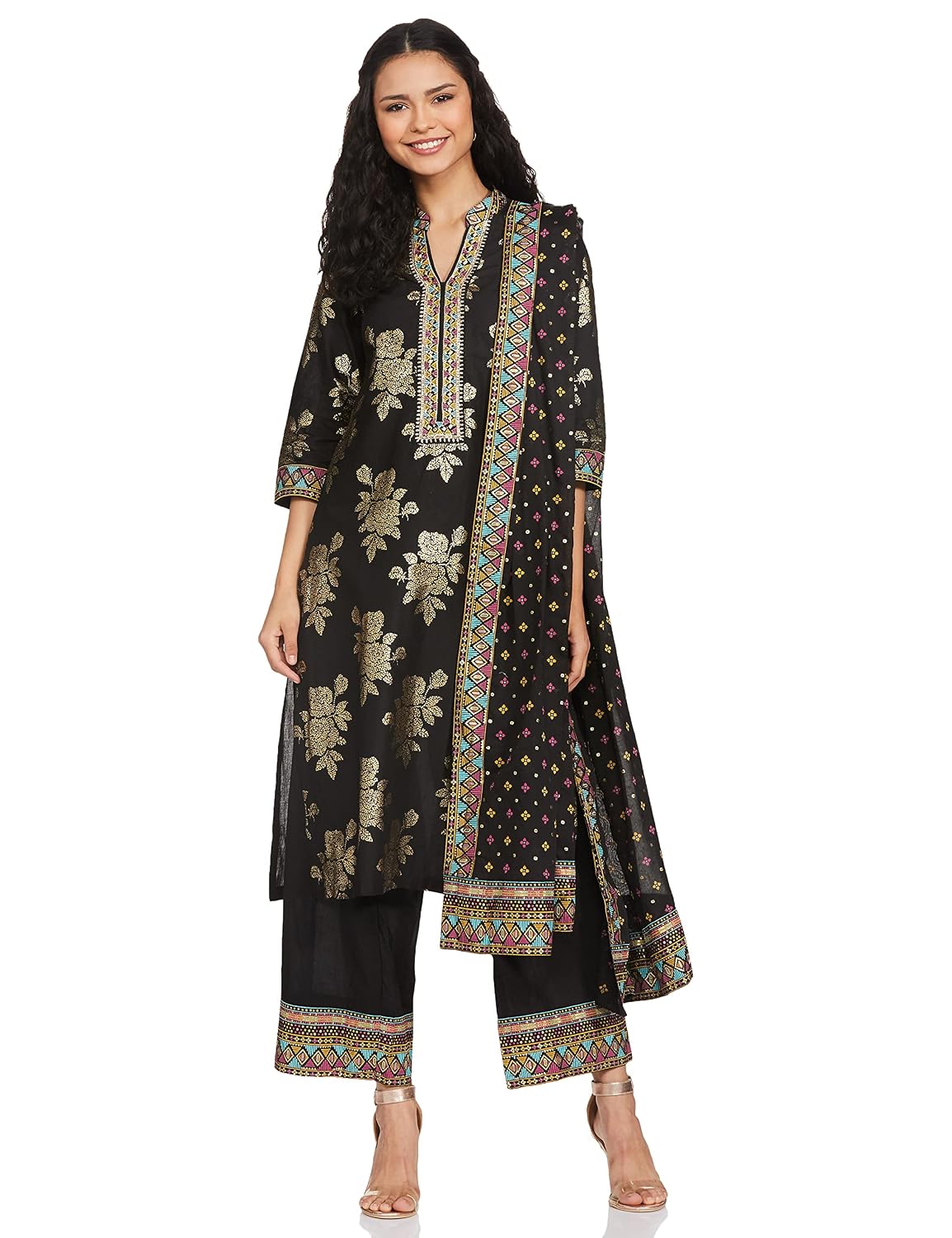 BIBA Women Cotton Straight Printed Suit Set - Review, Price and Buying Guide