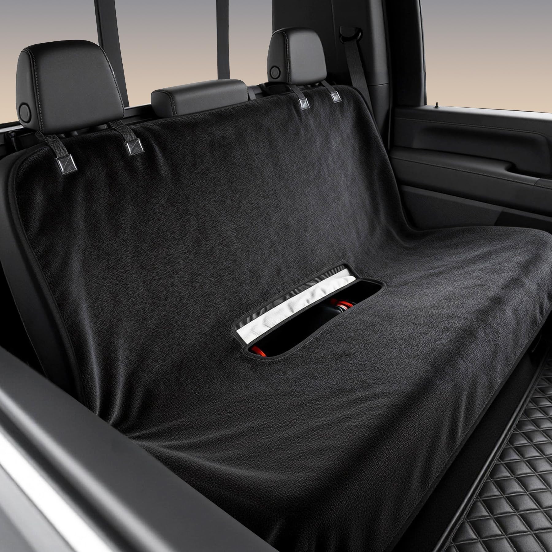 Universal Back Car Seat Cover for Pets Dog Seat Cover Hammock Heavy Duty Scratch Proof Nonslip 100% Waterproof Durable Soft Car Accessories Interior for Women and Man Cars, Trucks, SUVs, Jeep