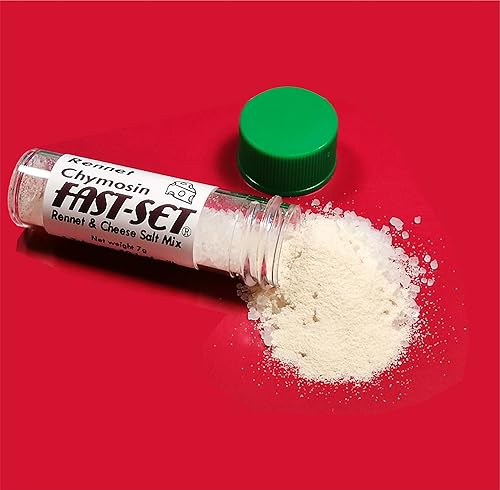 Miniatura 4 de 6 x Quimosina de cuajo, 0.25 oz de mezcla de queso Rennin sal y coagulante