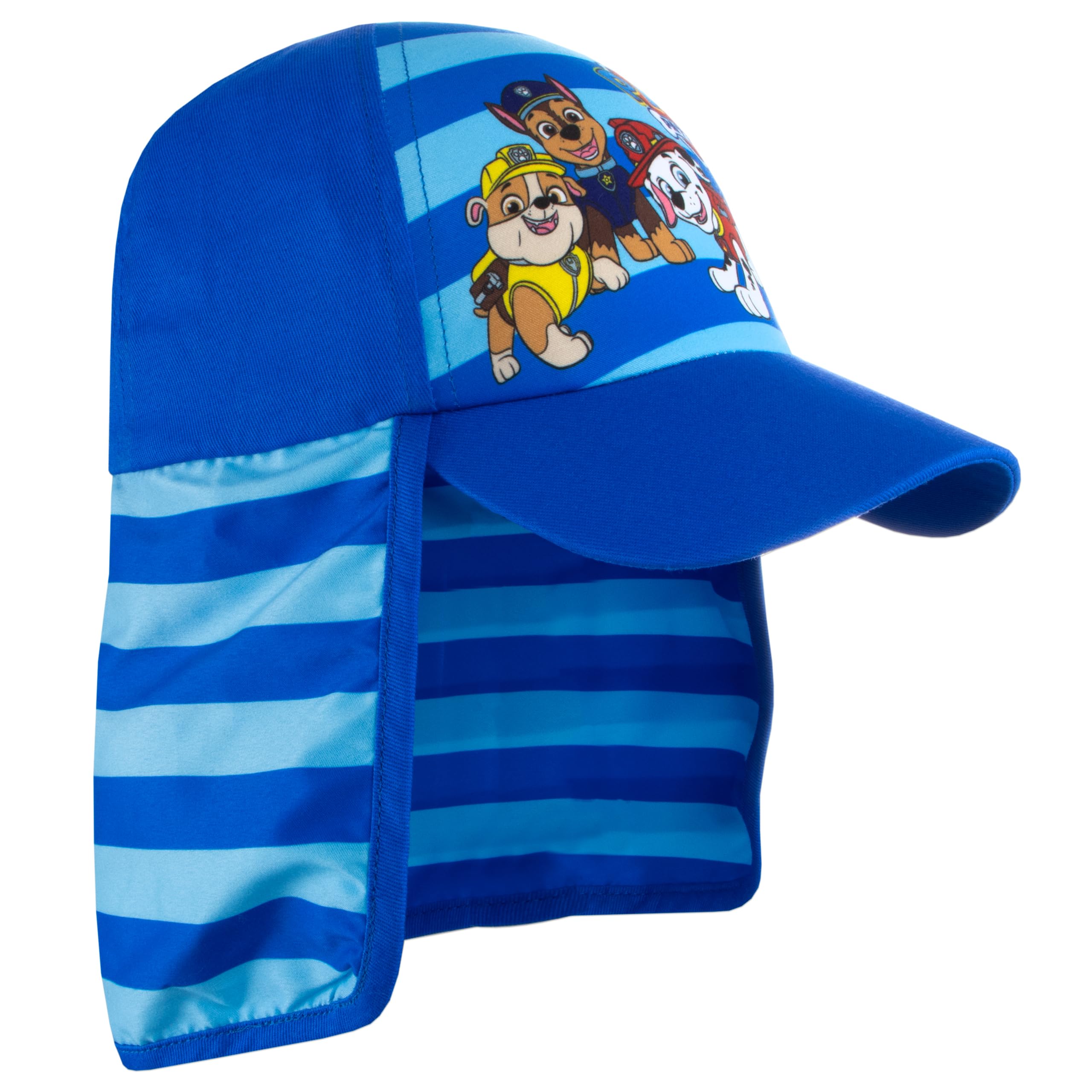 Kapelusz przeciwsłoneczny PAW Patrol | Czapka basenowa i plażowa z daszkiem Chase'a i Marshalla | Letnie Czapki Dla Dzieci | Niebieski