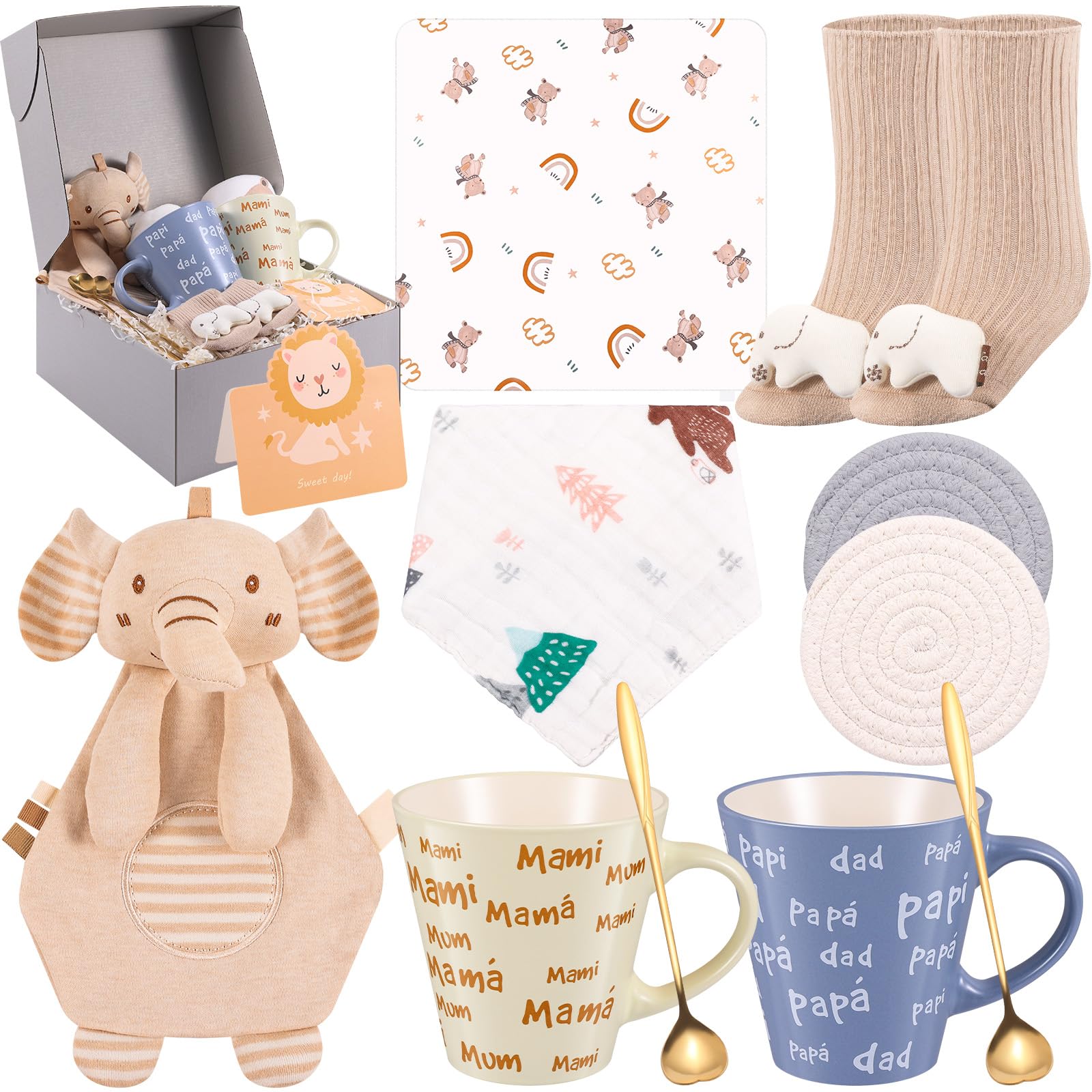 New Mom Gifts for Women, Pregnancy Gifts for Expecting Mom, New Parents Gift Basket for Couples, Best Gender Reveal Gift Ideas, Baby Shower Present for Parents to Be