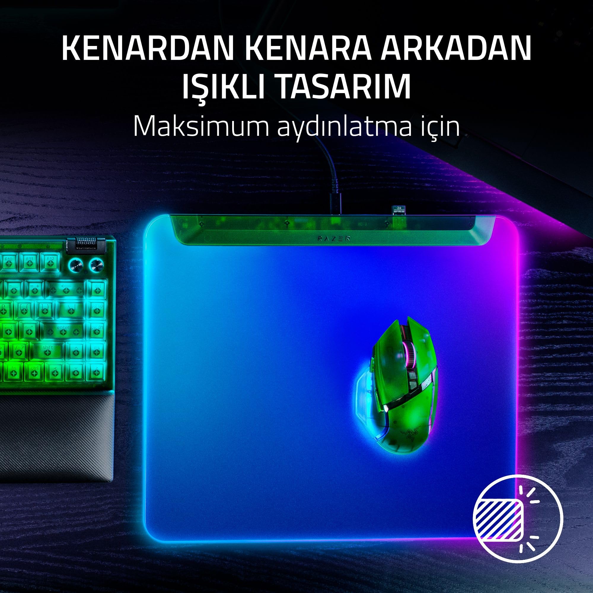 Razer firefly v2pro phantom green マウスパッド Razer Firefly V2 Pro Mousepad Fiyatı ve Özellikleri - Vatan Bilgisayar