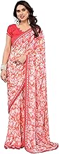 Women's Daily Wear Georgette Saree || Lace Border