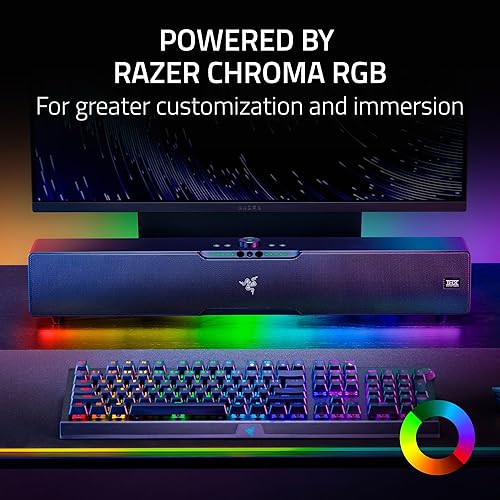 Miniatura 5 de Razer Leviathan V2 Pro Barra de sonido para juegos de PC multicontrolador con subwoofer - Sonido envolvente de formación de haz con seguimiento de