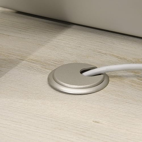 Miniatura 7 de Sauder - Escritorio ejecutivo tipo caballete Acabado en castaño con tiza.