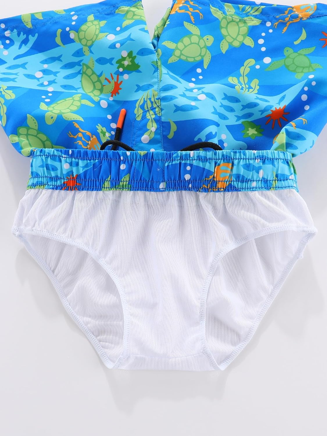 Toddlers and Baby Boys' 3-Piece Rashguard Sets Swimsuits Sets with Hat Surfing Swimwear Sunsuit UPF 50+ - Image 5