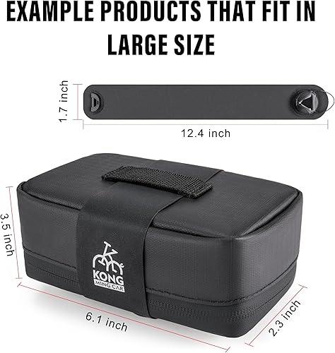 Miniatura 6 de Bolsa de asiento de bicicleta, Bolsa de sillín de bicicleta debajo del asiento, Bolsa de bicicleta de carretera de montaña debajo del asiento, Bolsa