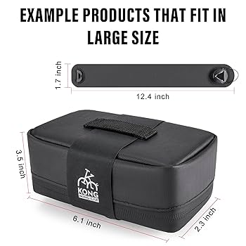 Amazon.com: KONG MING CAR Bike Seat Bag, Bike Saddle Bag