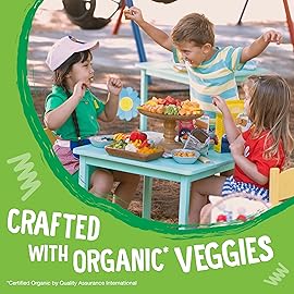 Earth\'s Best Organic Veggie Puffs for Toddlers 2 Years Old and Up, Original Flavor, 1.55 Ounce Bag (Pack of 4)