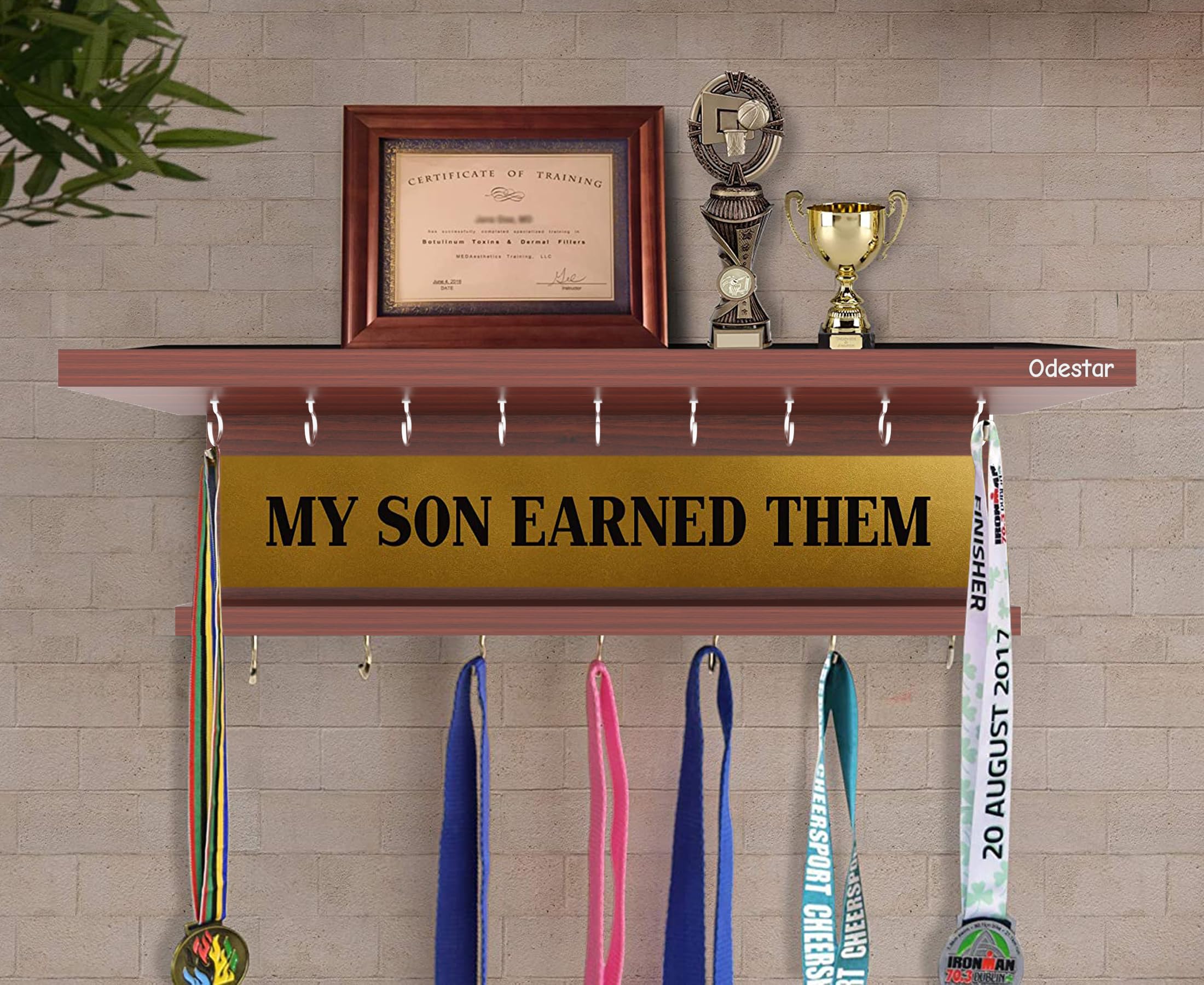 See full amazon price history chart for Odestar Large Medal Holder-My Son Earned Them (Size 48 x 15 x 15 Centimeters) Classic Walnut Odestar Large Medal Holder-My Son Earned Them (Size 48 x 15 x 15 Centimeters) Classic Walnut (B0CR6L9T3X) Amazon Price History, Amazon Price Tracker