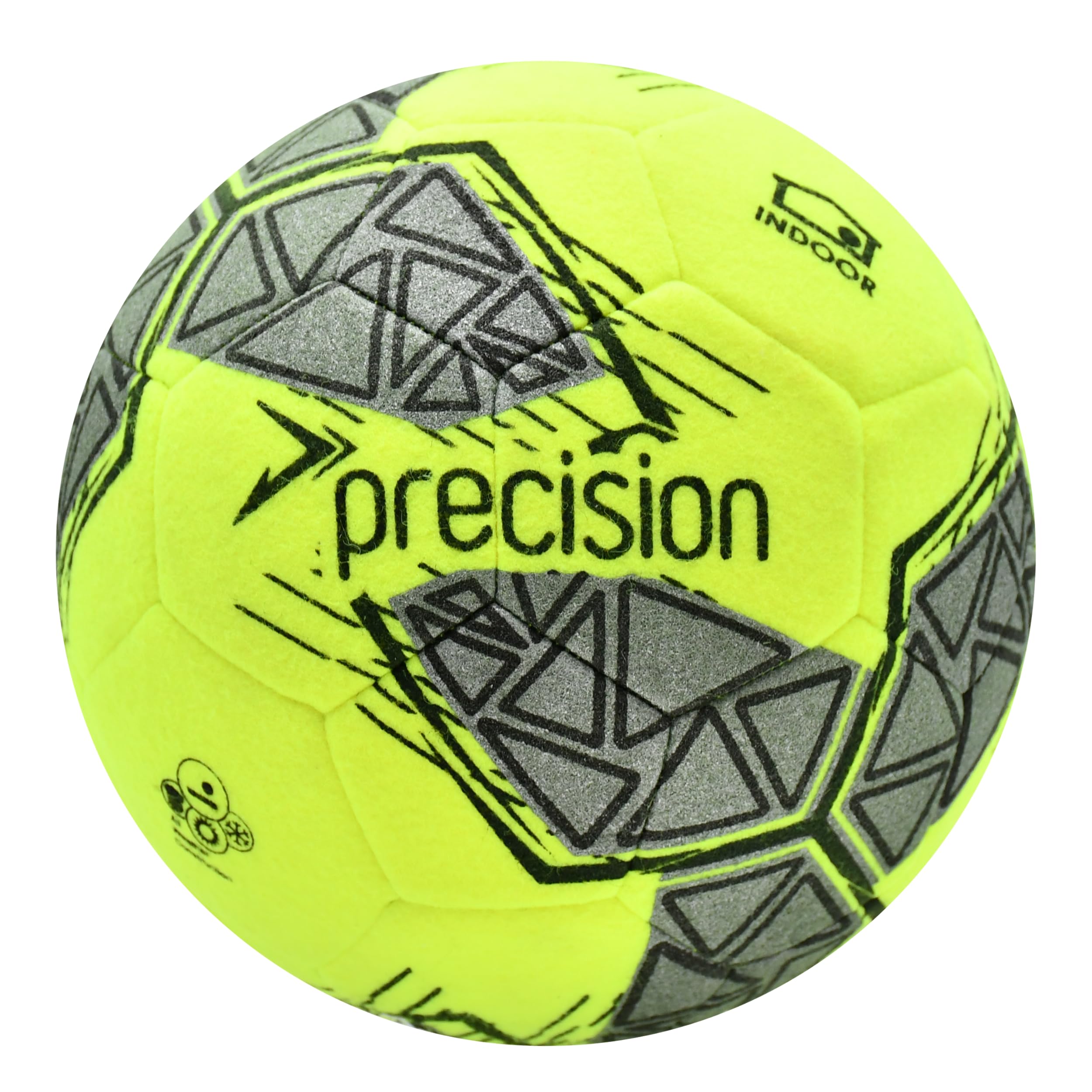 Precision Indoor Fußball Fusion Gelb/Schwarz 5