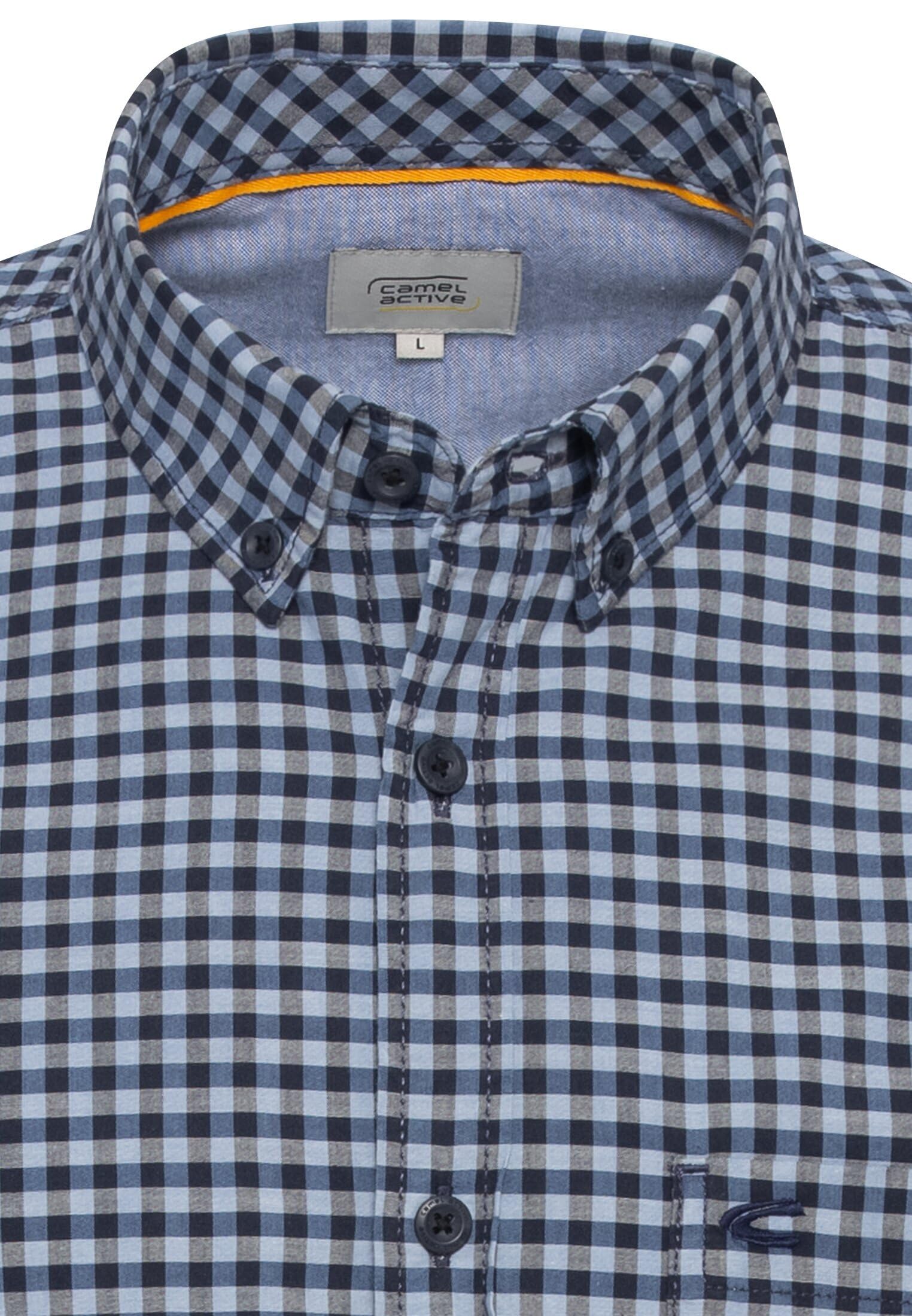 camel active Herren Freizeithemd