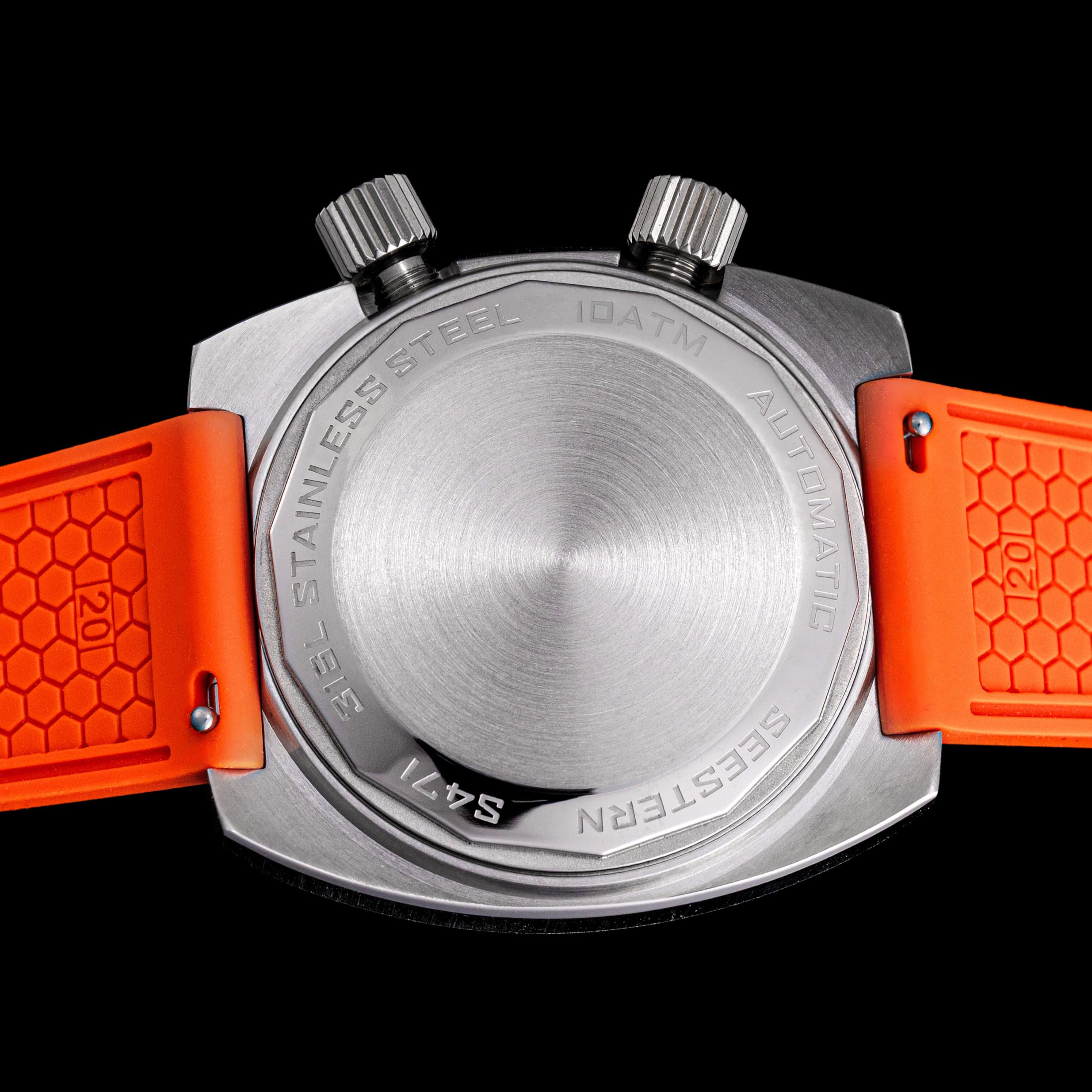 Sugess S471.01.O - Orologio sportivo meccanico da uomo, con lunetta interna, modello Seagull 1963