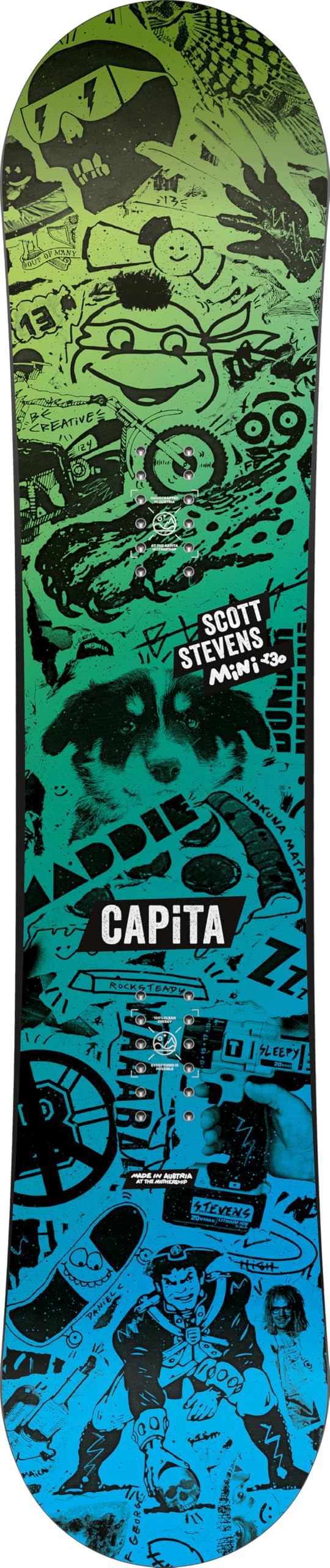 CAPiTA Scott Stevens Mini Snowboard, 130cm