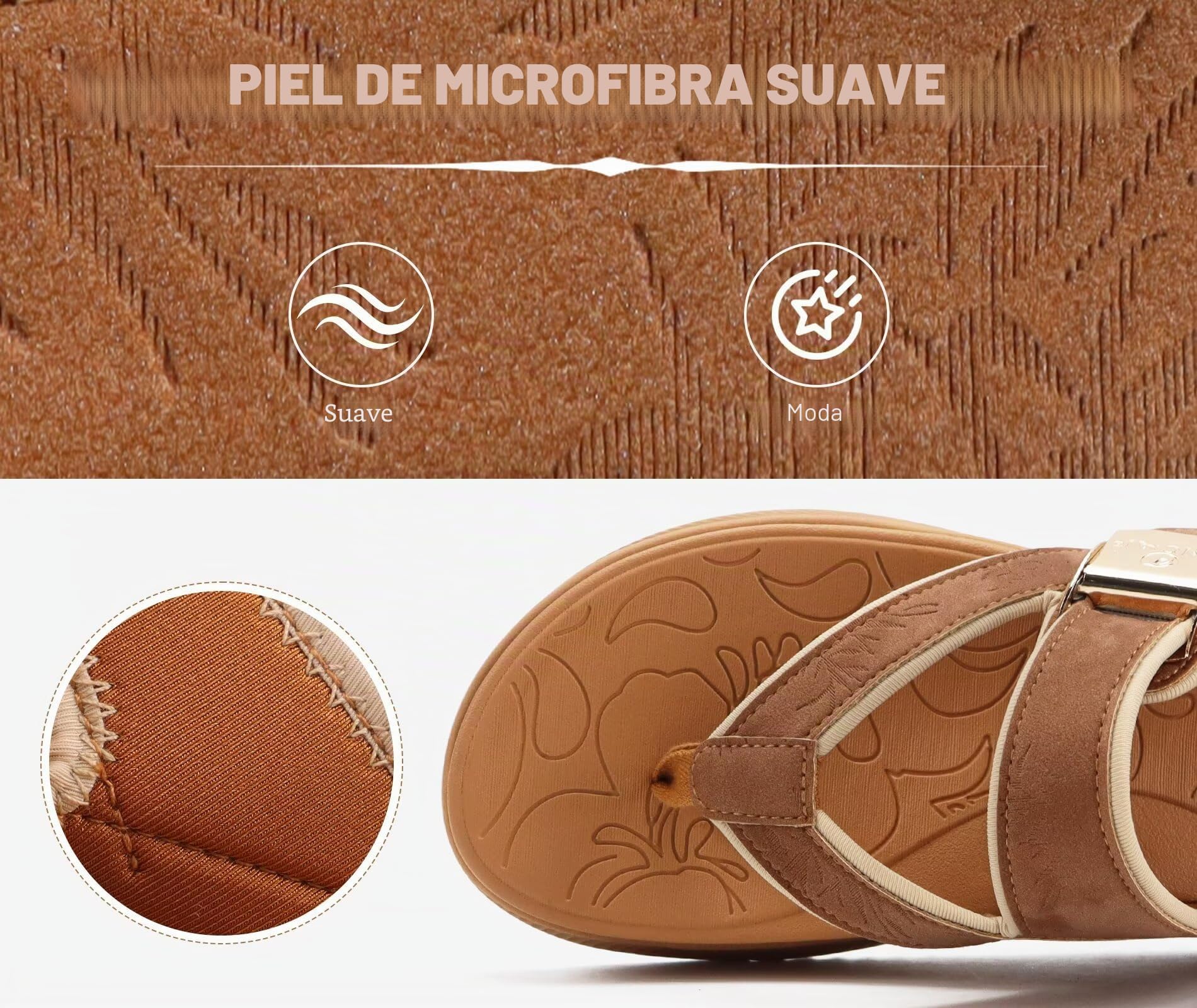 ONCAI Plataforma para Mujer Chanclas Verano Playa Elegantes para Female Sandalias Gruesas de Moda para Caminar y Suelas de Goma Para Exteriores
