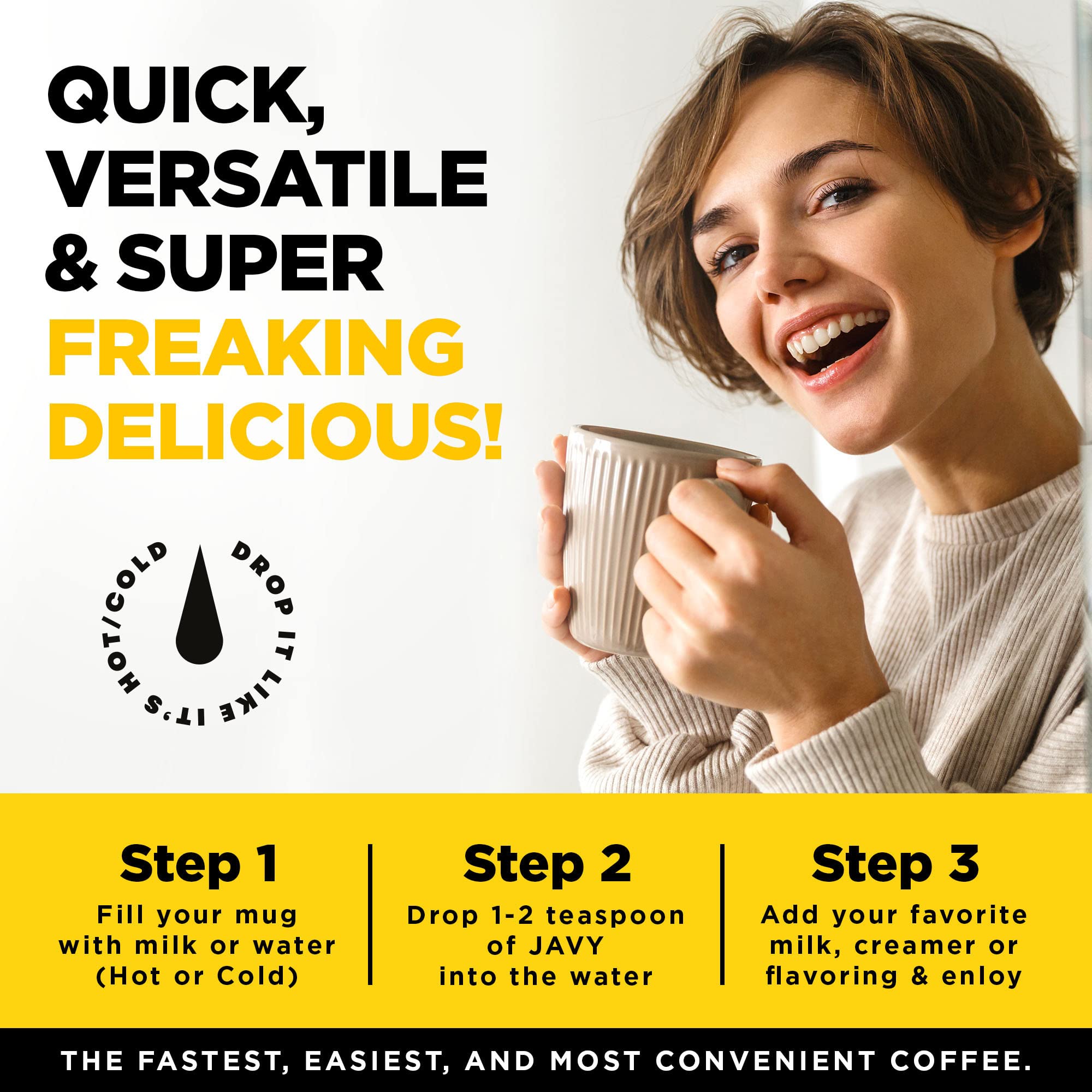 Javy Cold Brew Coffee Concentrate, Iced Coffee, Arabica Coffee