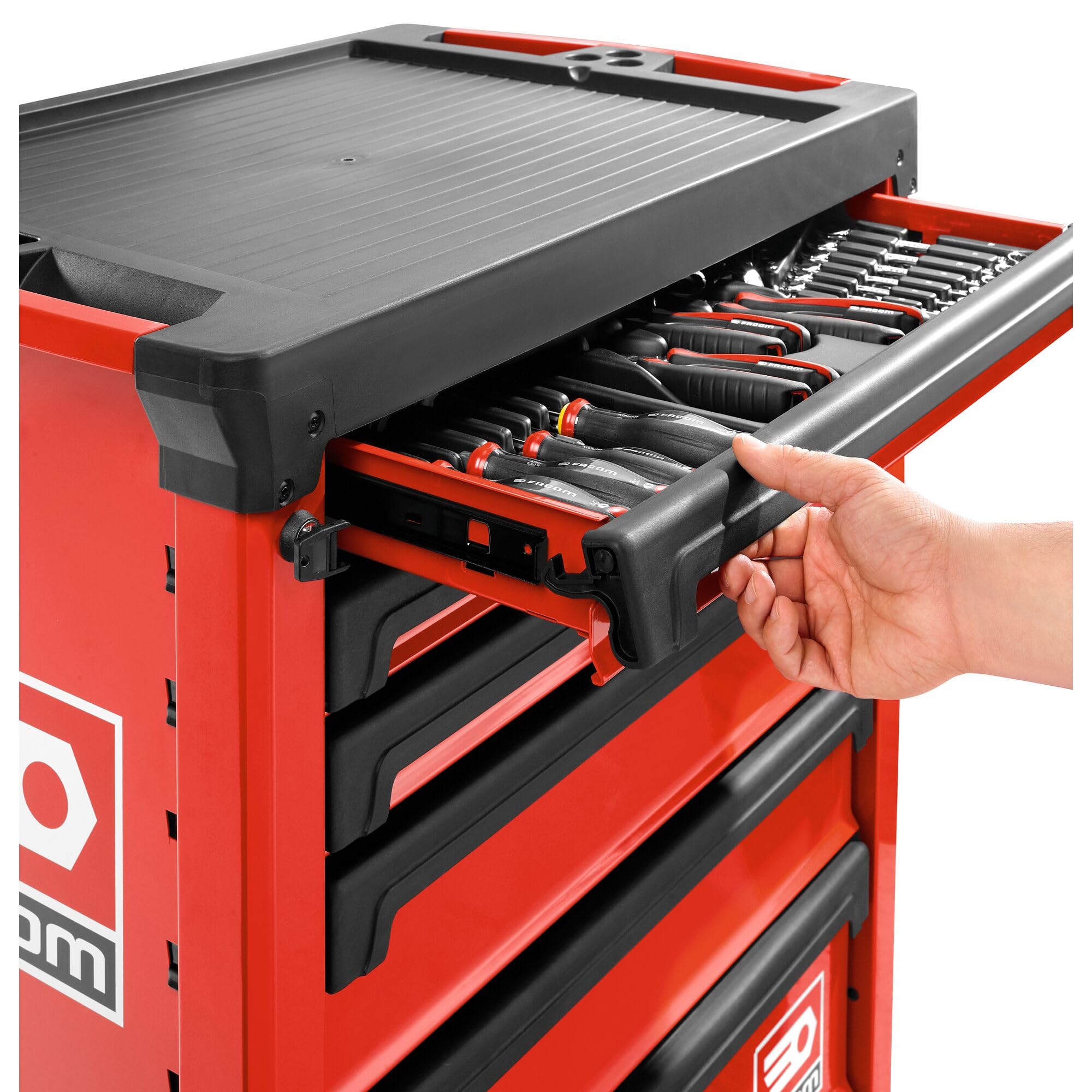 FACOM Servante d'atelier ROLL M3 6 Tiroirs Rouge - ROLL.6M3APF
