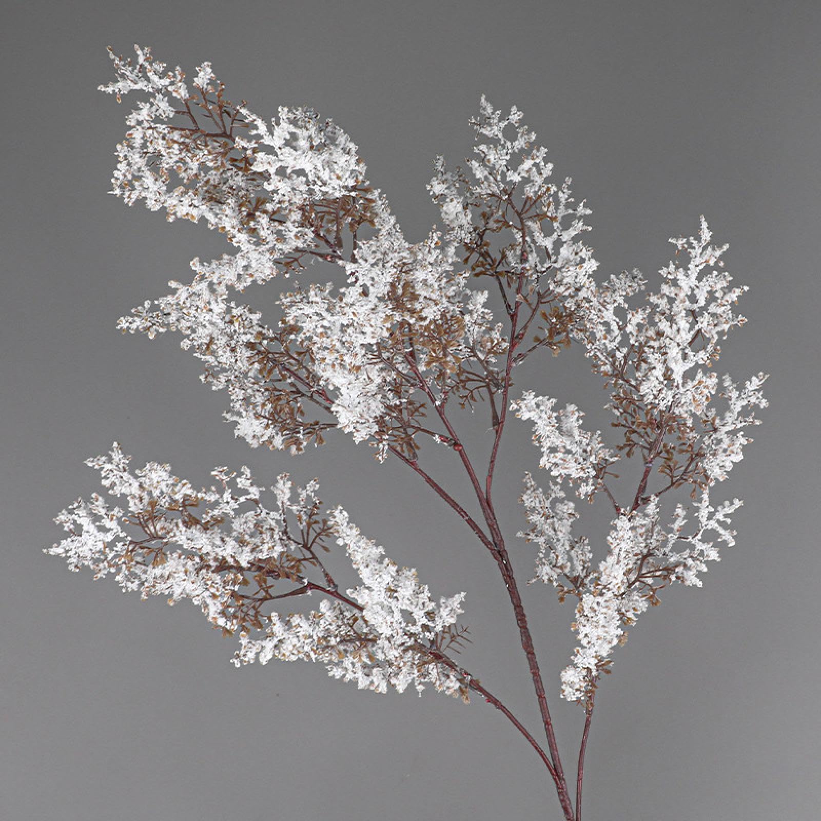 EDONQIAOD Espuma Artificial, Flores de rima, Flores de niebla, Flores falsas de Navidad, Flores de boda, decoración de hoteles, pinturas al óleo, ramas secas, Series secas